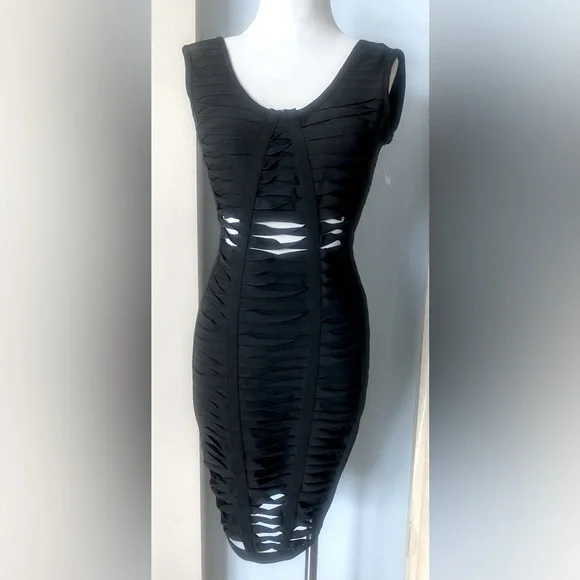 WOW couture | Dresses | Wow Couture Gold Label Party Black Bandage Going  Out Sexy Dress S Nwot | Poshmark